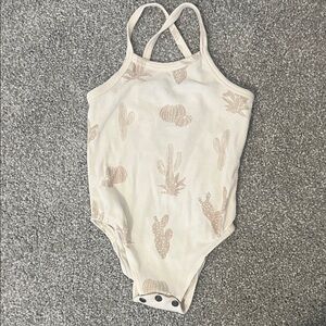Lovedbaby Beige Cactus Print One Piece